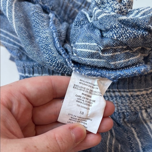 Jolt Striped Blue and White Pants Womens XS - Picture 8 of 8